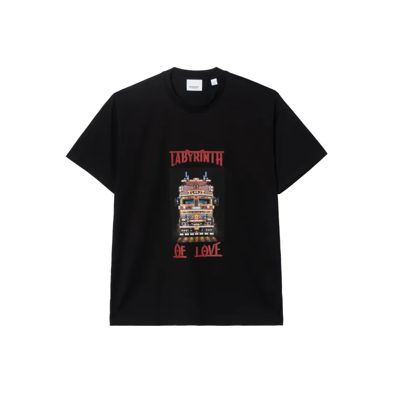 Burberry T Shirts Men Black-0