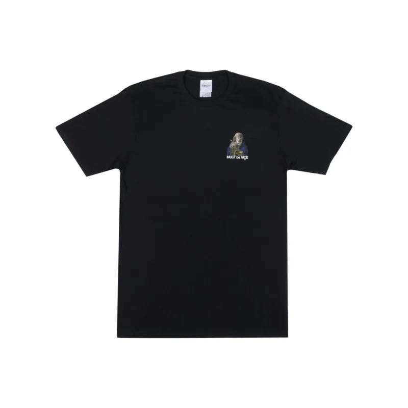 RIPNDIP Crew Neck Fitted Straight Short-Sleeved T-Shirt Unisex Black-0