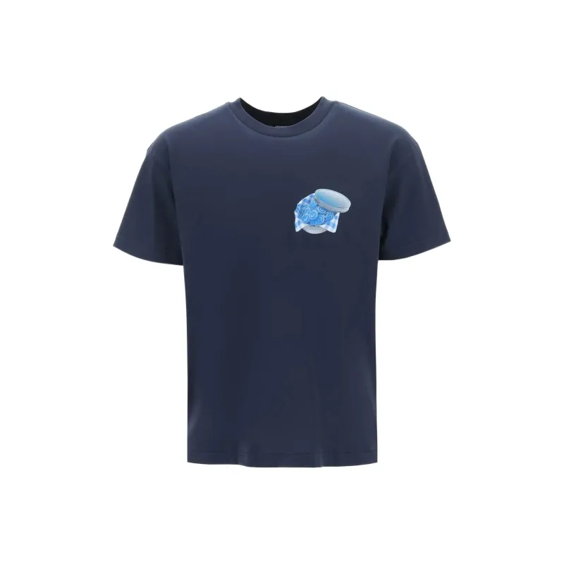 Jacquemus T-Shirts Men Blue-0