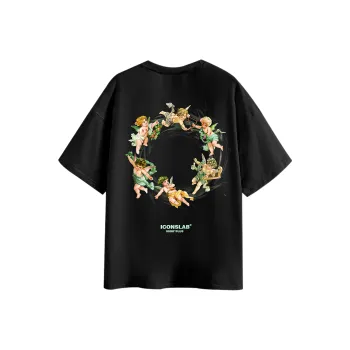 ICONS Lab Drop Shoulder Sleeve T Shirt Unisex