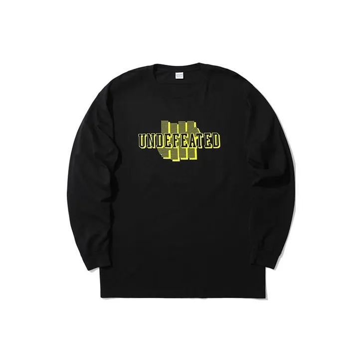 UNDEFEATED Straight Long-Sleeved T-Shirt Men's Blue-2
