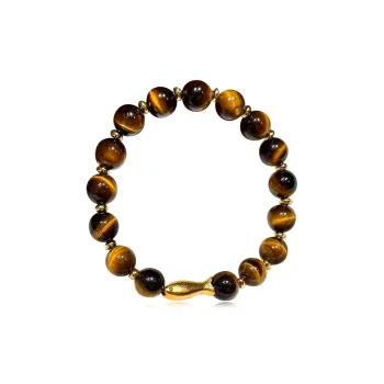 D.K.X Tiger's Eye Stone Bracelets Unisex