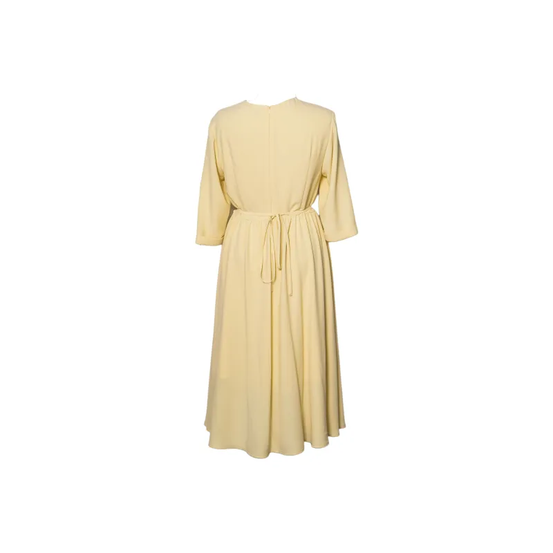 ROEYSHOUSE Long Sleeved Dresses Women's Yellow-1