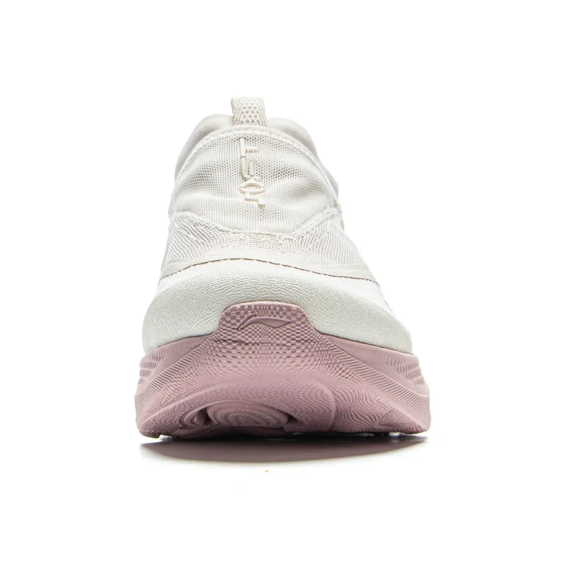 LiNing SOFT GO 2 Breathable And Lightweight Low Top Casual Shoes Women's Gray Pink-4