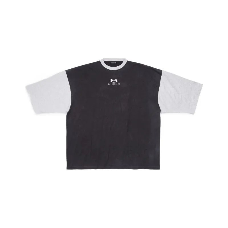 Balenciaga Unity 3/4 Sleeve Oversized T Shirt-0