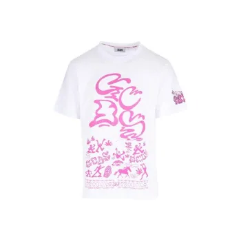 GCDS T-Shirts Men White