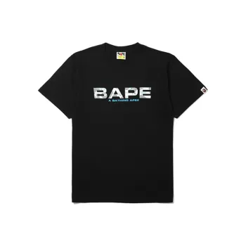 A BATHING APE Space Camo Bape Logo Tee