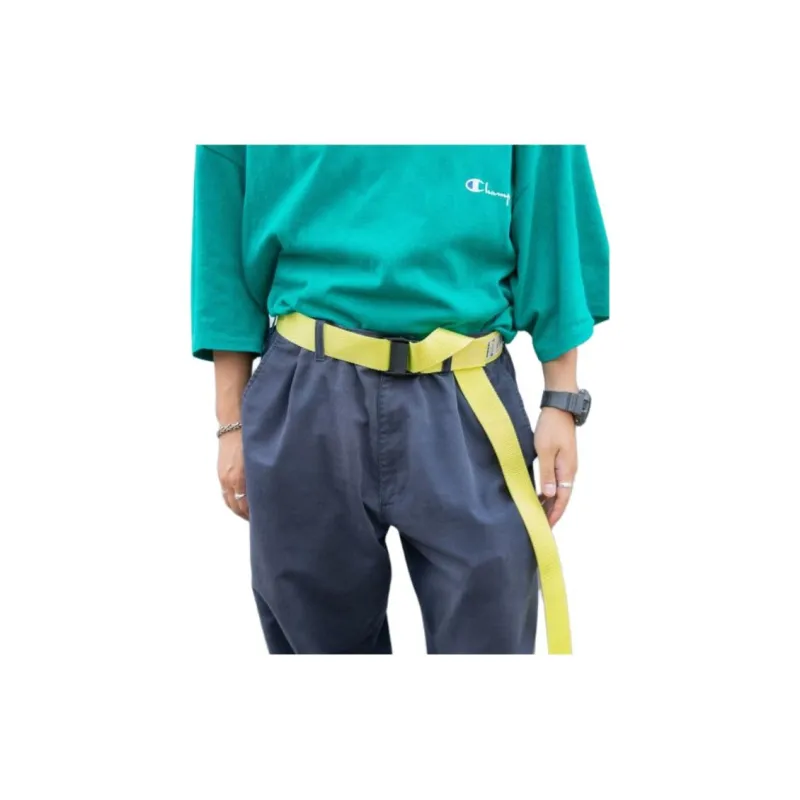 DIESEL Polypropylene Belt Unisex Yellow Width  4cm-4
