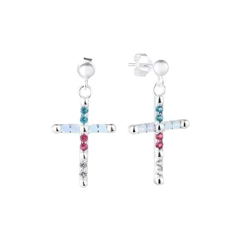 Radiant Stainless Steel Earrings Women's Multicolor