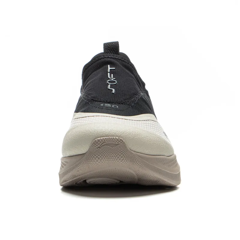LiNing SOFT GO 2 Non slip Lightweight Low Top Casual Shoes Men's Black Gray-4