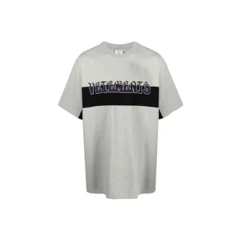 Vetements T-Shirts Men Gray