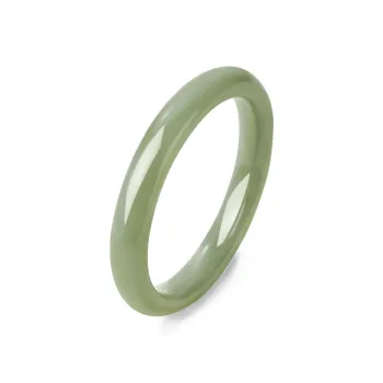 Master Kim Hetian Jade Bangles White Jade/Pale Greenish White Jade Women's