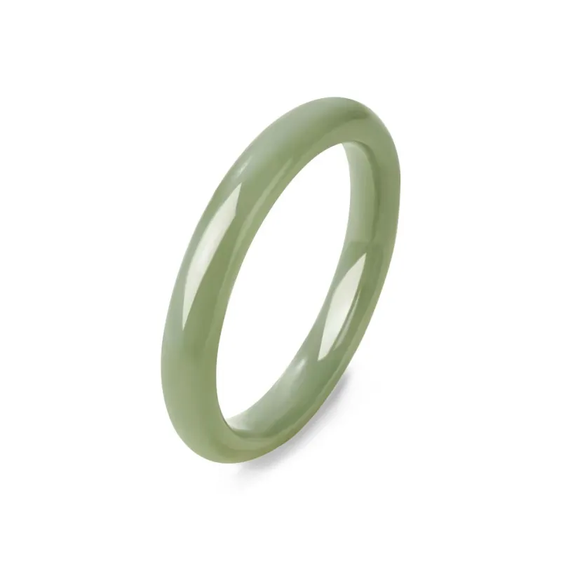 Master Kim Hetian Jade Bangles White Jade/Pale Greenish White Jade Women's-0