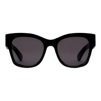 GUCCI Acetate Butterfly Sunglasses Women's Black