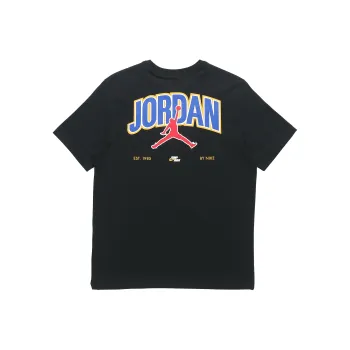 Jordan Set in Sleeve T Shirt Men's Black