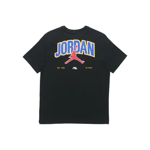 Jordan Set in Sleeve T Shirt Men's Black