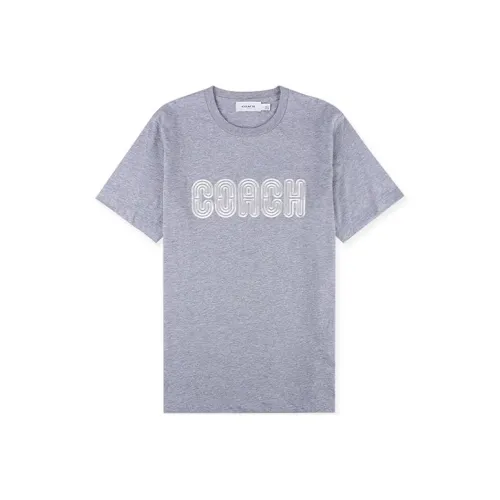COACH T-Shirts Men Gray