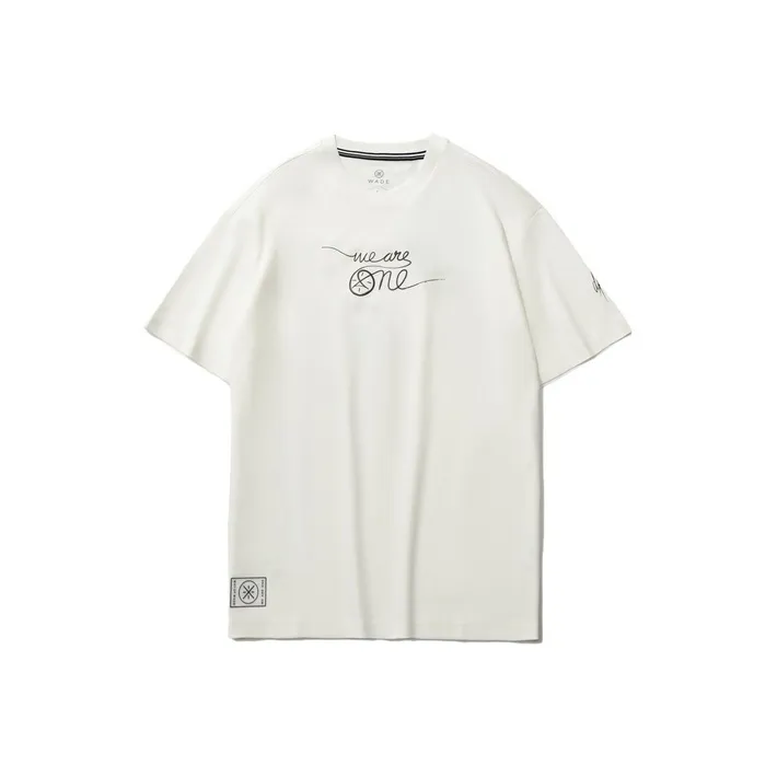 LiNing x Dft T Shirt Men's Ecru-0