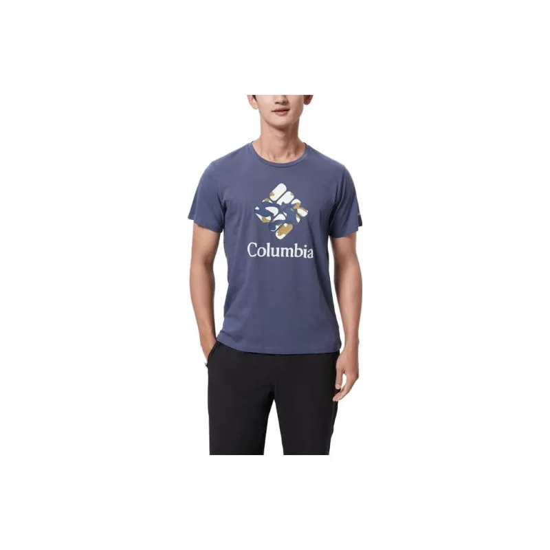 Columbia T Shirts Men Light Blue-0
