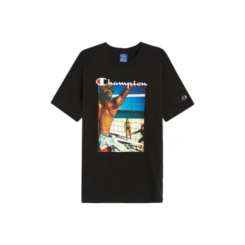 Champion T Shirts Unisex Black