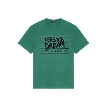 VERSACE SS22 T Shirt Men's Green