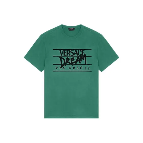 VERSACE SS22 T Shirt Men's Green