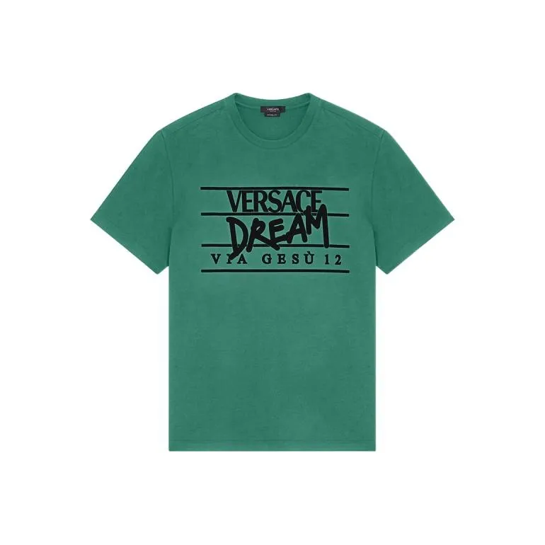 VERSACE SS22 T Shirt Men's Green-0