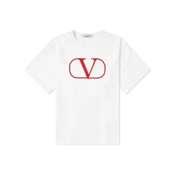Valentino T-Shirts Men Red White