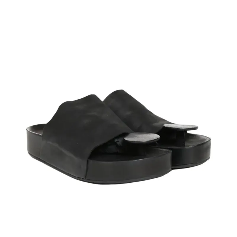 UMA WANG Flip Flops Women's Black-2