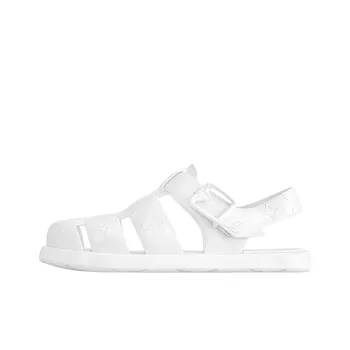 LOUIS VUITTON Venice Roman Sandals Men's White
