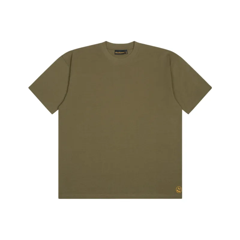 Drew House Smiley Collection T Shirt Unisex Olive-0