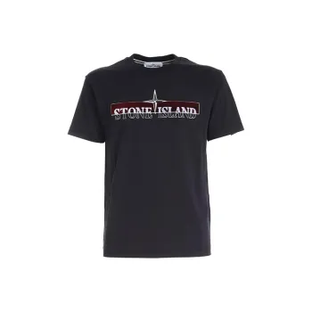 STONE ISLAND T Shirts Unisex Black