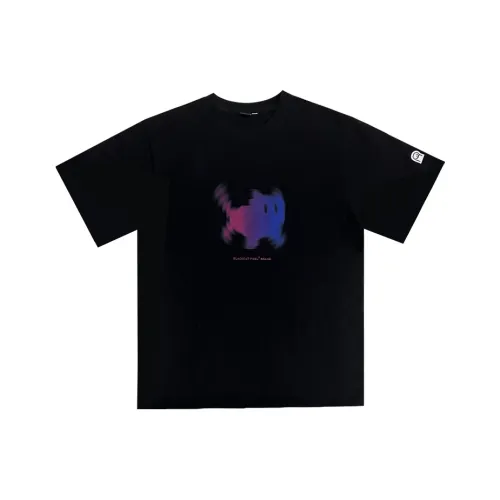 Black Cat Pixel T Shirts Unisex Black