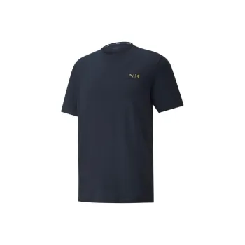 PUMA X PALM TREE CREW T Shirts Men Dark Blue