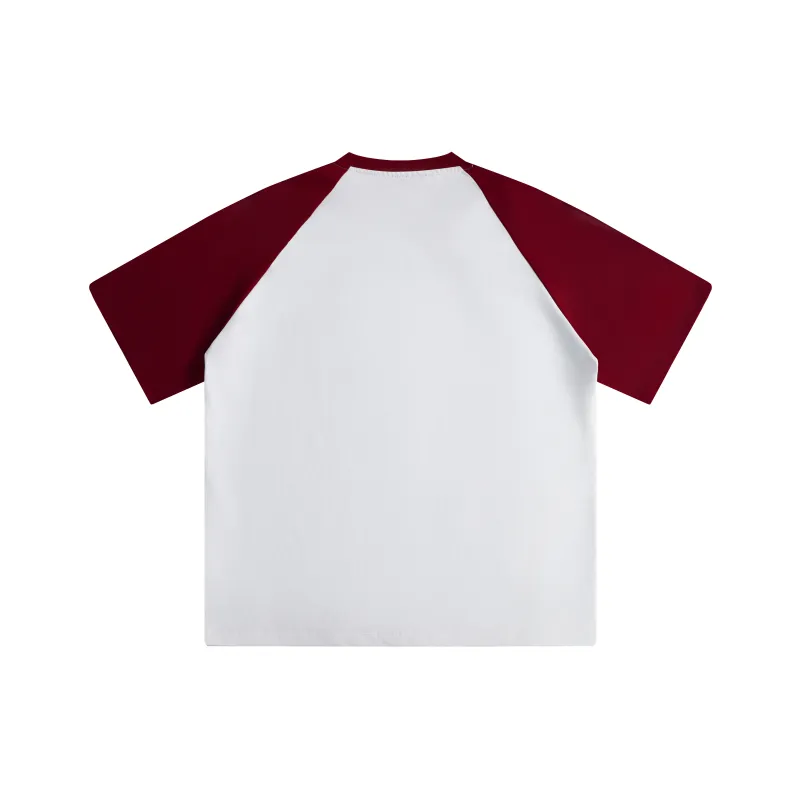 REDU T-Shirt Unisex White & Navy Blue Sleeves-5