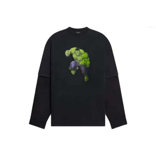 Balenciaga Mens Hulk 2021 Marvel Layered T shirt