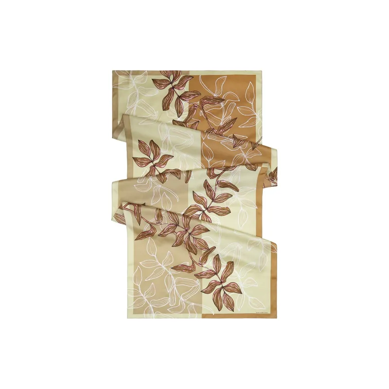 MARJAKURKI Silk Long Scarf Women's-1