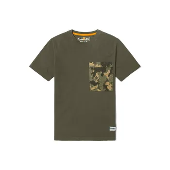Timberland T Shirt Men's Army Green