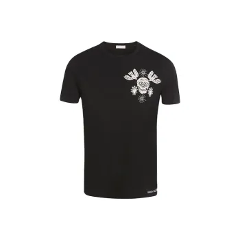 Alexander McQueen T Shirts Men Black