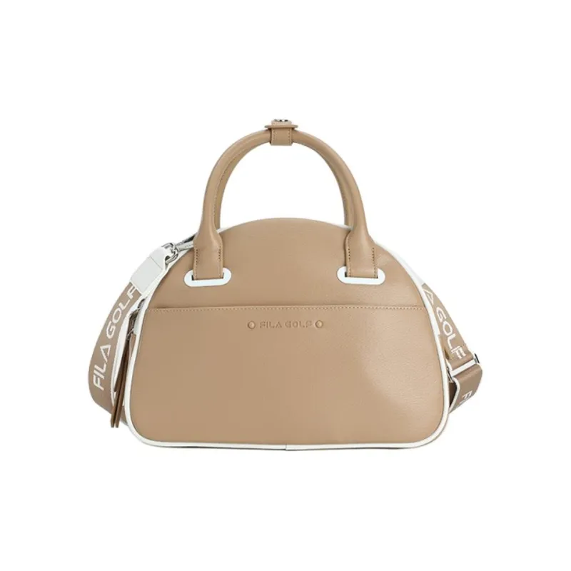 FILA Golf Series Polyurethane Shoulder Bag Crossbody Bag Handbag Extra Small Women's Tobacco Camel-4