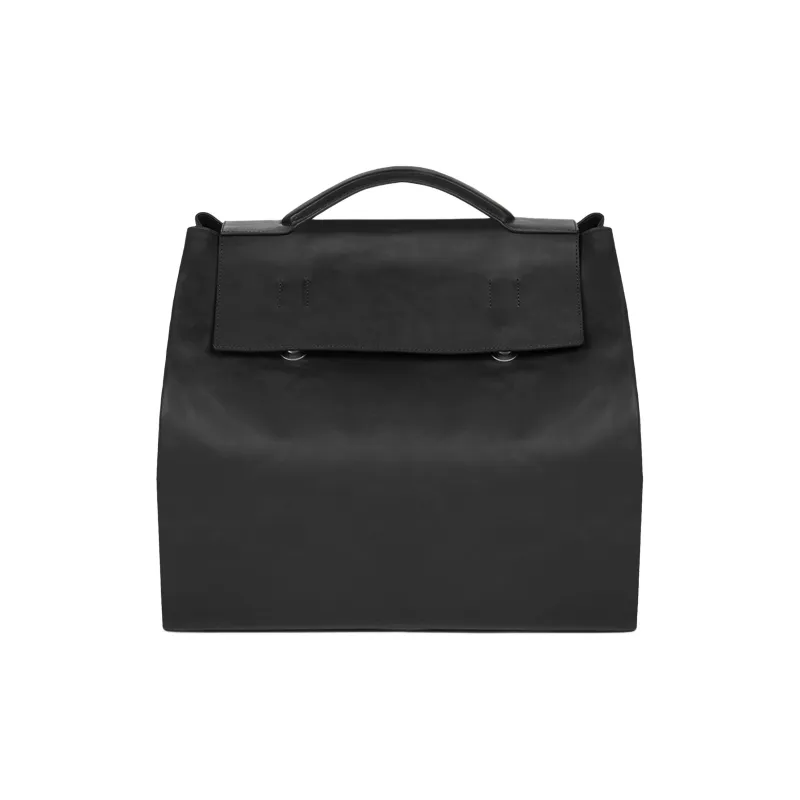 DRIES VAN NOTEN Leather Backpack-0