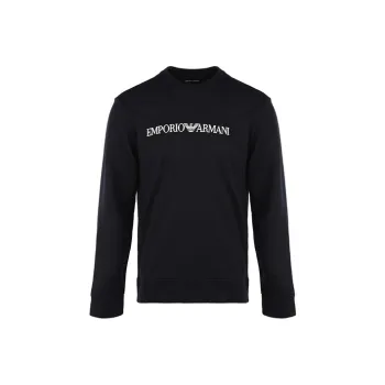 EMPORIO ARMANI Modal blend Sweatshirt With Logo Print