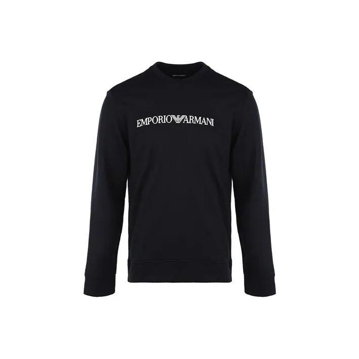 EMPORIO ARMANI Modal blend Sweatshirt With Logo Print-0