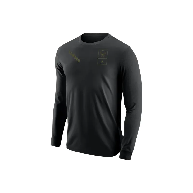 Jordan Howard Olive Pack Men's Jordan College Long Sleeve T Shirt-0