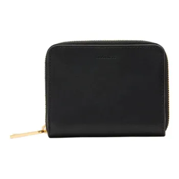 ALLSAINTS Cow Leather Wallet Unisex Black