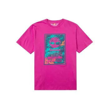 Timberland T Shirts Unisex Berry Purple