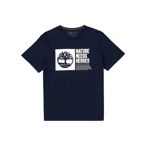 Timberland T-Shirts Men Royal Blue