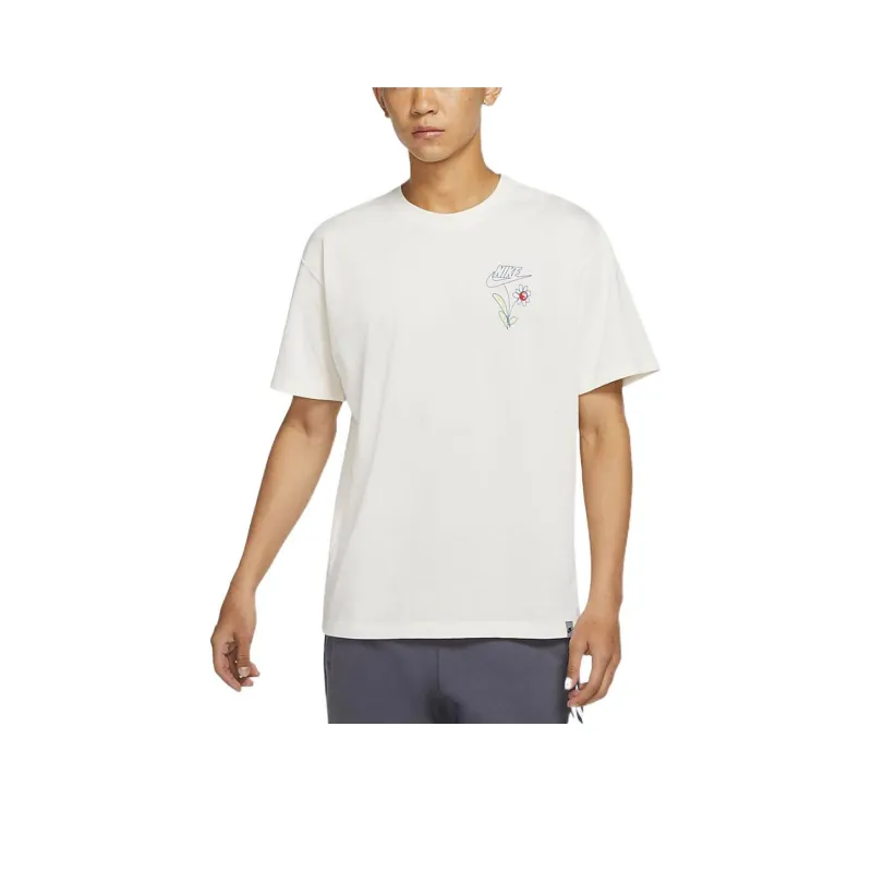 Nike T Shirts Men White-0