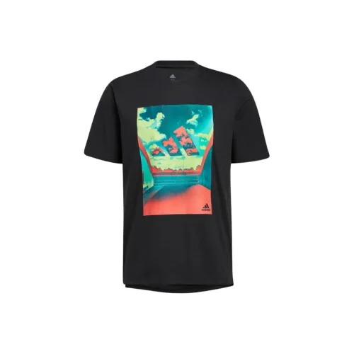 Adidas Free Shipping With AdiClub Adidas Summer Heat Sky Graphic Tee