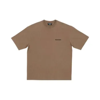 Balenciaga Back Logo Regular Fit Vintage T shirt